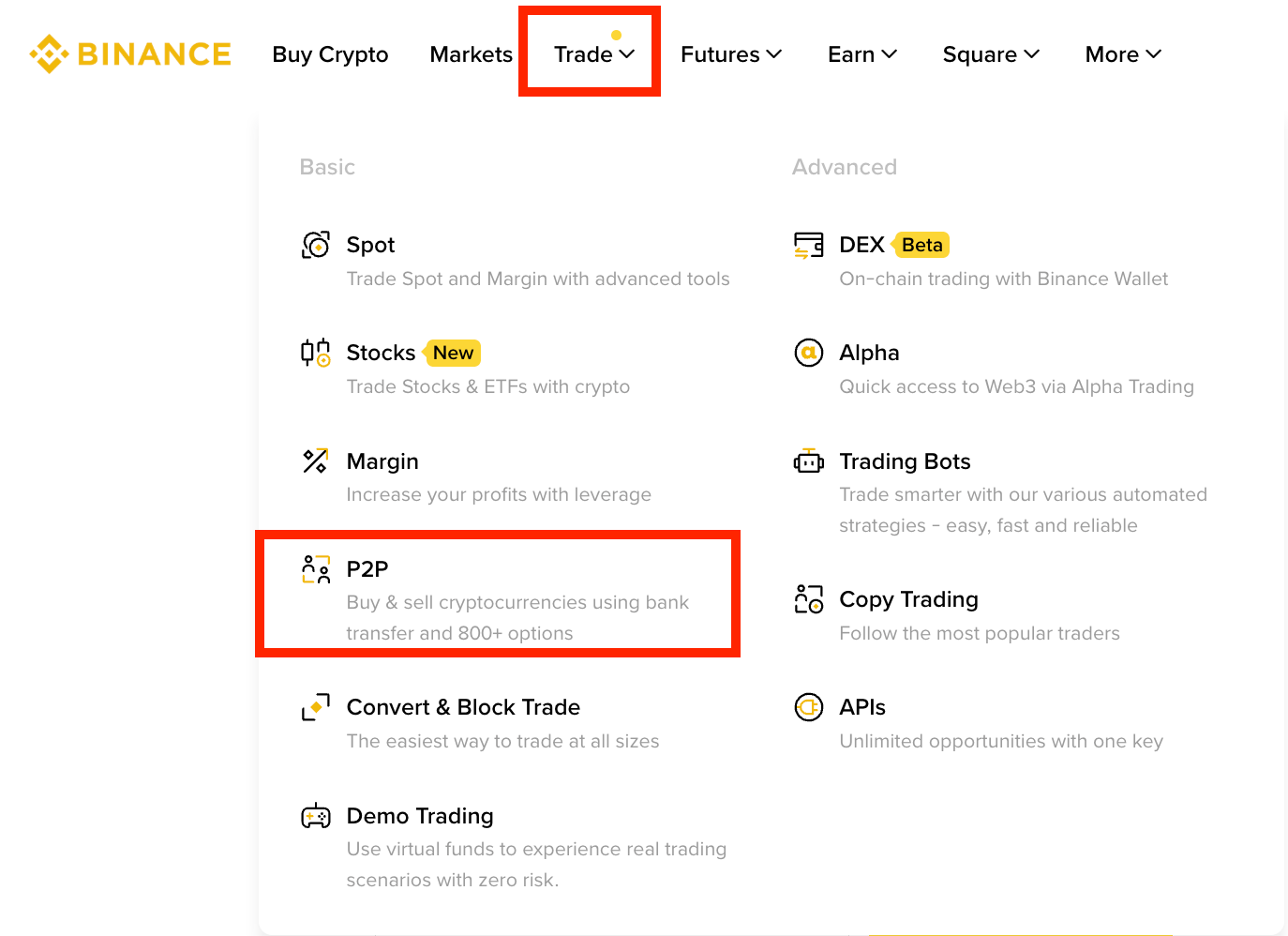 Open P2P Buy